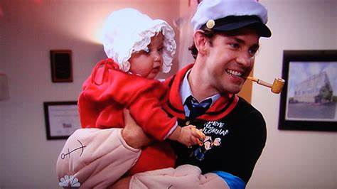 jim dressed as popeye