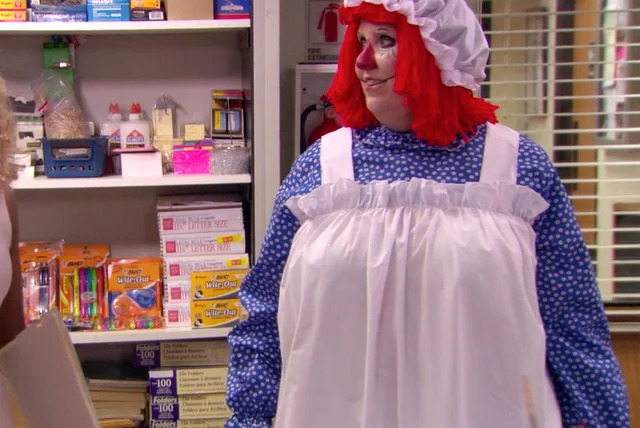 Phillis dressed as Raggedy Ann
